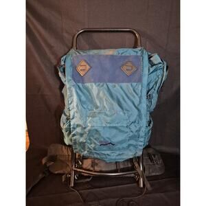 Kelty Ridgeway Blue External Frame Adjustable Backpack Genuine